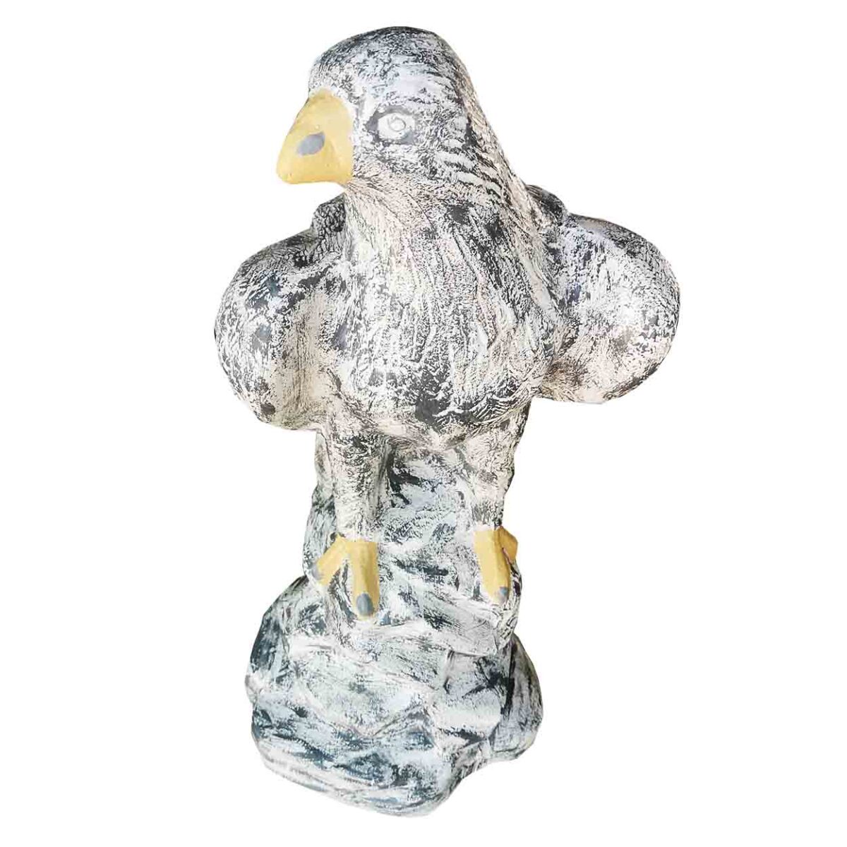 Statueta Vultur Alb-Negru stanga pentru Gradina sau Terasa COD64