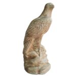Statueta Vultur Crem stanga pentru Gradina sau Terasa COD66 - imagine 2