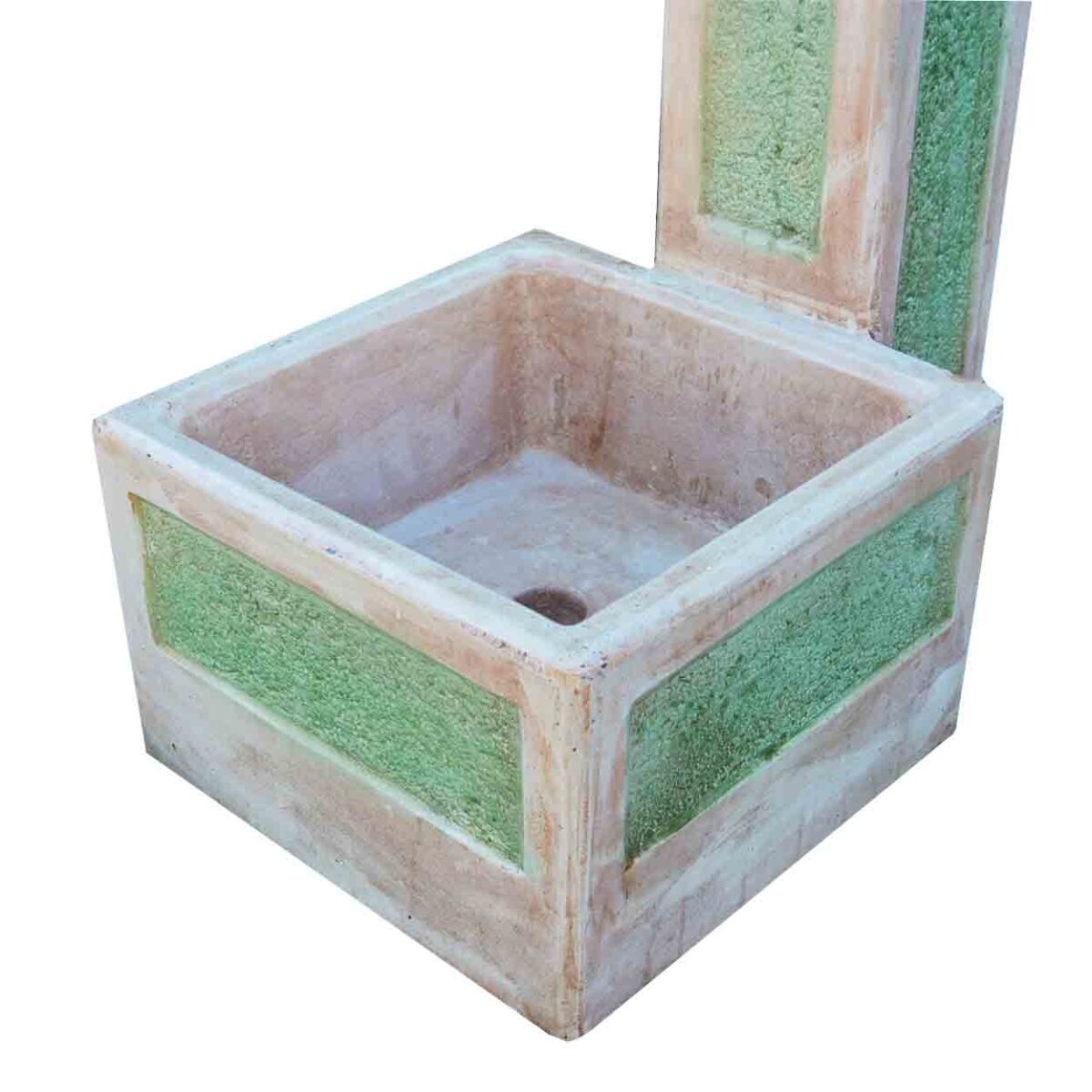 Cismea sau Fantana din Beton Verde Gri rustica pentru Gradina COD44 - imagine 2