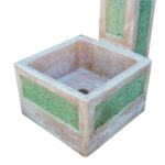 Cismea sau Fantana din Beton Verde Gri rustica pentru Gradina COD44 - imagine 2