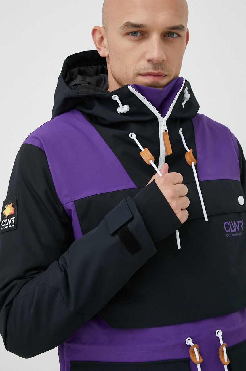 Odorless Vanity Dormancy Colourwear geaca de snowboard Essential culoarea violet