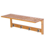 Cuier de Perete Raft Cuier in Bamb??, 50x17x20cm