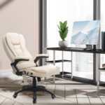 scaun birou directorial, cu masaj 62x68x111-121cm