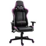 Vinsetto scaun gaming, inaltime ajustabila, 72x54x126-136cm