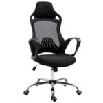 Vinsetto scaun de birou, ergonomic, tesatura plasa, 66x64 cm