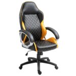 Vinsetto?ÿ Scaun de Birou Ergonomic Inaltime Reglabila Balansoar si Roti
