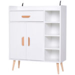 mobilier multifunctional, 80 x 29.5x96cm alb