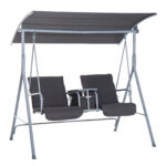 Balansoar de Gradina cu 2 locuri separate, Masuta de cafea