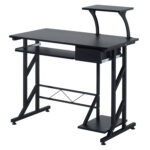 birou calculator, cu suport glisant,90x50x95 cm