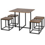 Set masa si scaune, stil industrial, set de masa pentru bucatarie