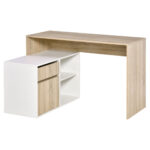 birou unghiular din lemn 120x92x75.5 cm