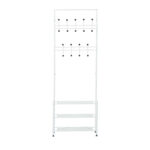 cuier de tip cadru, din otel 67x31.5x185cm, alb