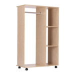 dulap deschis cu cuier si 3 rafturi, 80 x 40 x 128 cm