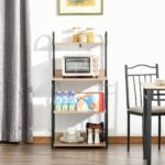 Dulap cu rafturi pentru bucatarie, etajera, mobilier pentru bucatarie 60x40x125 cm