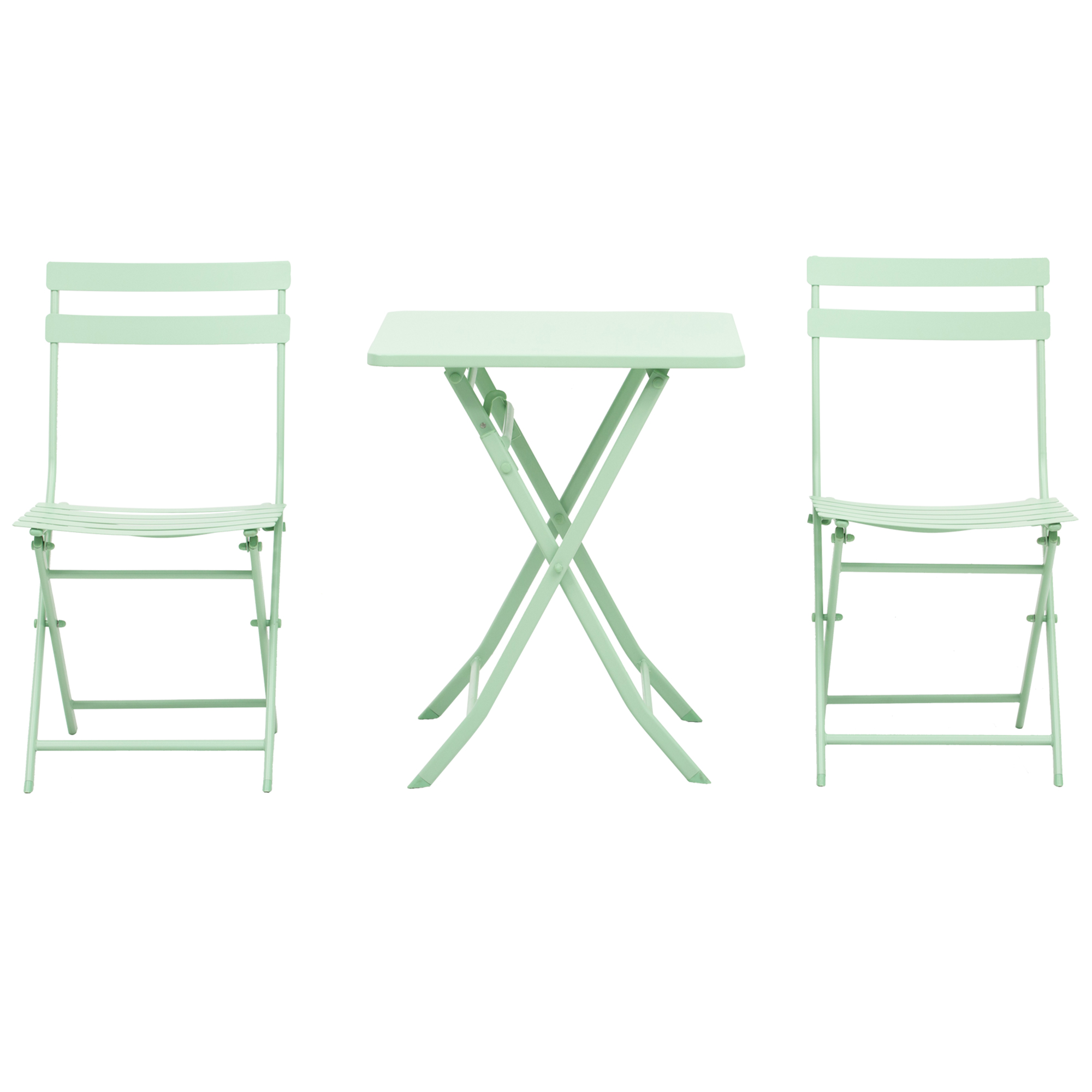 yXxccc17e600a6dfb Set Masa si Scaune de Gradina Pliabile din Metal Verde - imagine 1
