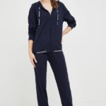 Emporio Armani Underwear trening de lounge , culoarea albastru marin