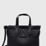 Armani Exchange poseta culoarea negru