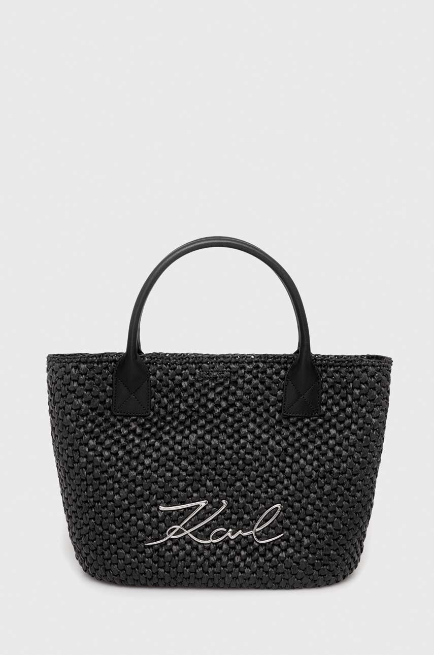 AA00-TOD0DG-90X_F1 Karl Lagerfeld poseta culoarea gri - imagine 1