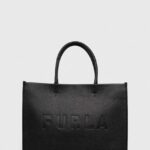 Furla poseta de piele Wonderfurla culoarea negru