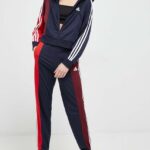 adidas trening femei, culoarea albastru marin