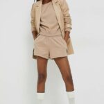 Hollister Co. trening femei, culoarea maro