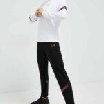 EA7 Emporio Armani trening femei, culoarea alb
