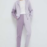 EA7 Emporio Armani trening femei, culoarea violet