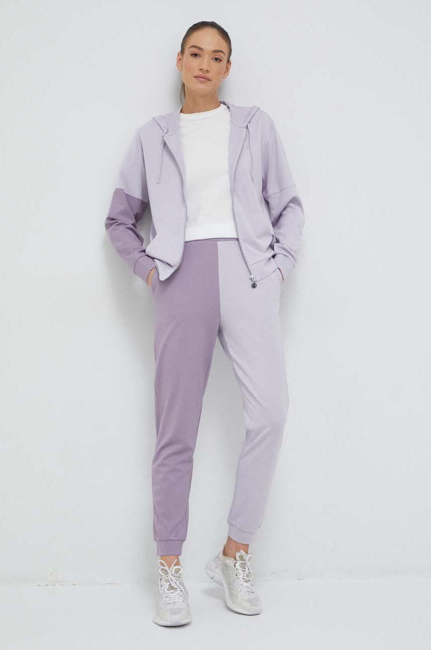 SS23-DKD00L-04X_F1 EA7 Emporio Armani trening femei, culoarea violet - imagine 1