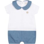 Michael Kors set de bumbac pentru bebelusi culoarea alb