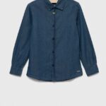 Birba&Trybeyond camasa din denim pentru copii