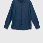 Birba&Trybeyond camasa din denim pentru copii
