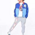 Marc Jacobs pantaloni de trening pentru copii culoarea gri, cu imprimeu