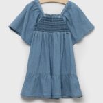 Pepe Jeans rochie din denim pentru copii Bay mini, evazati