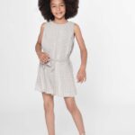 Michael Kors rochie fete culoarea bej, mini, evazati