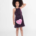 Michael Kors rochie fete culoarea negru, mini, drept