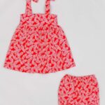 zippy rochie din bumbac pentru bebelusi culoarea rosu, mini, evazati