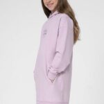 4F rochie fete culoarea violet, mini, oversize