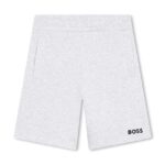 BOSS pantaloni scurti copii culoarea gri