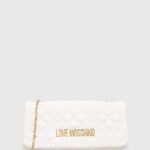 Love Moschino poseta culoarea alb