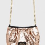 Love Moschino poseta culoarea auriu