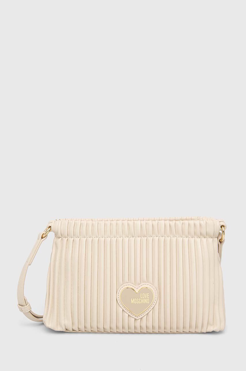 SS23-TOD0PP-80X_F1 Love Moschino poseta culoarea bej - imagine 1