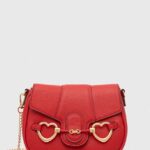 Love Moschino poseta culoarea rosu