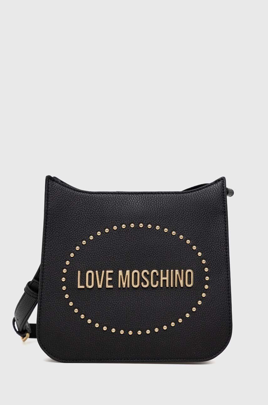 SS23-TOD0RR-99X_F1 Love Moschino poseta culoarea negru - imagine 1