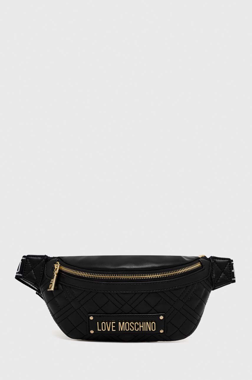 SS23-TOD0SA-99X_F1 Love Moschino borseta culoarea negru - imagine 1