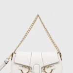 Love Moschino poseta culoarea alb