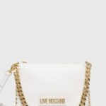 Love Moschino poseta culoarea alb