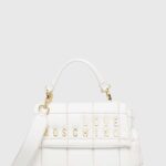 Love Moschino poseta culoarea alb