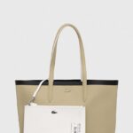 Lacoste poseta culoarea bej