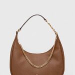 MICHAEL Michael Kors poseta de piele culoarea maro