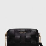 MICHAEL Michael Kors poseta de piele culoarea negru